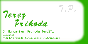 terez prihoda business card